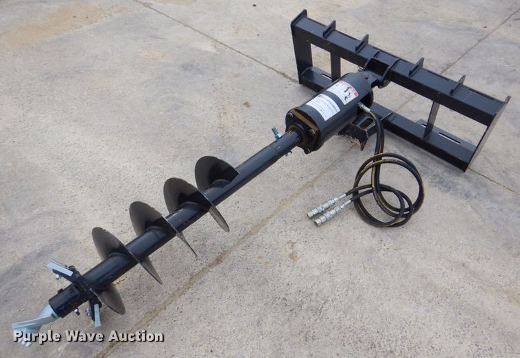 JCT 12" diameter skid steer auger in Monticello, IA Item MC9821 sold