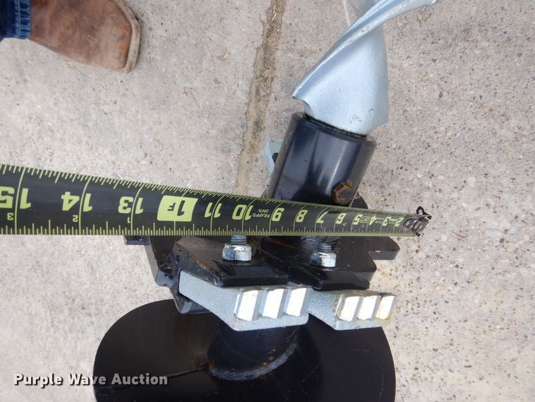 image for item MC9821 JCT  12" diameter skid steer auger