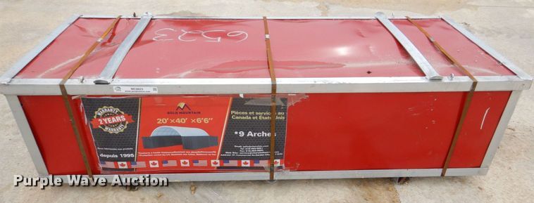 image for item MC9823 Gold Mountain C2040  shipping container canopy
