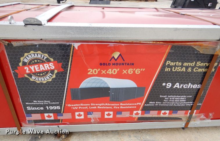 image for item MC9823 Gold Mountain C2040  shipping container canopy