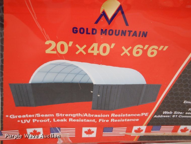 image for item MC9823 Gold Mountain C2040  shipping container canopy