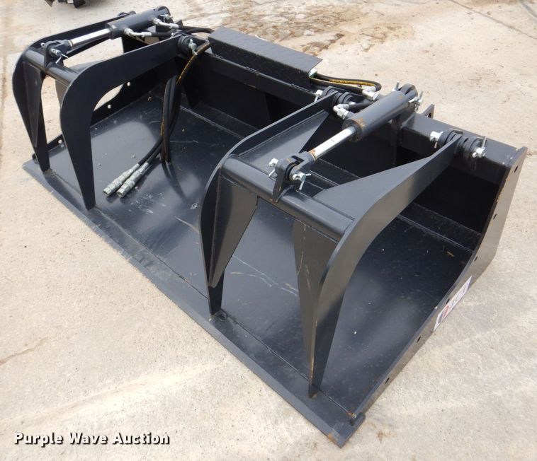 image for item MC9824 JCT  72" W skid steer grapple bucket