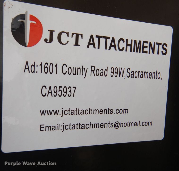 image for item MC9825 JCT  72" W skid steer tiller