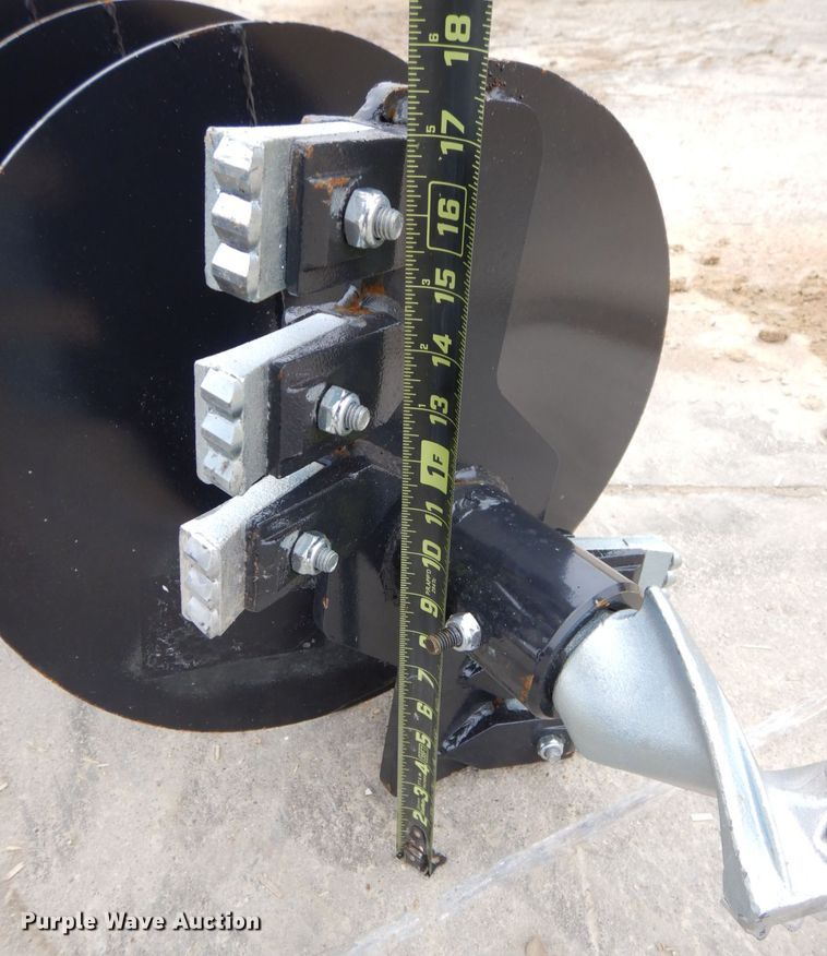 image for item MC9826 JCT  18" diameter skid steer auger