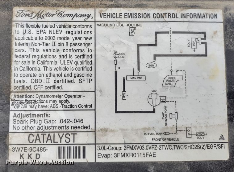 image for item MD9306 2003 Ford Taurus