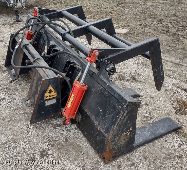image for item MD9307 Dymax 210D5  skid steer grapple bucket