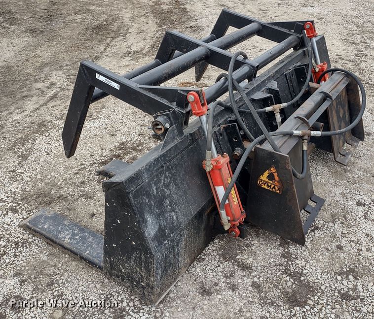 image for item MD9307 Dymax 210D5  skid steer grapple bucket