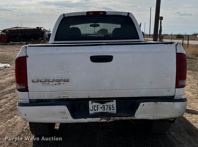 image for item MF9803 2003 Dodge Ram 3500  Quad Cab pickup truck