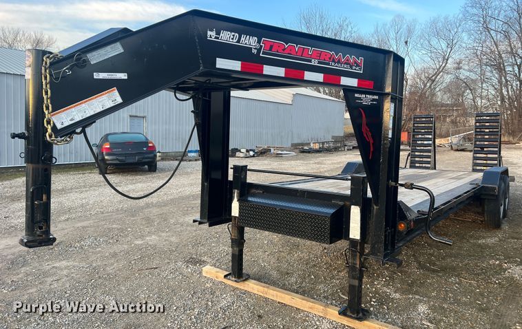 image for item MM9075 2020 Trailerman Hired Hand  equipment trailer