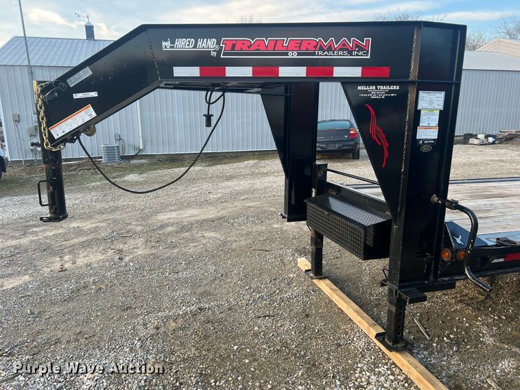 image for item MM9075 2020 Trailerman Hired Hand  equipment trailer