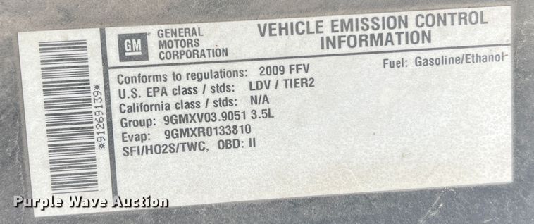 image for item MM9080 2009 Chevrolet Impala LT