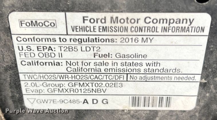 image for item MM9081 2016 Ford Escape SE  SUV