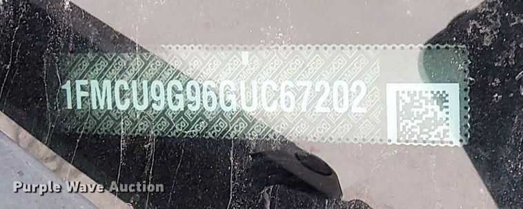 image for item MM9081 2016 Ford Escape SE  SUV