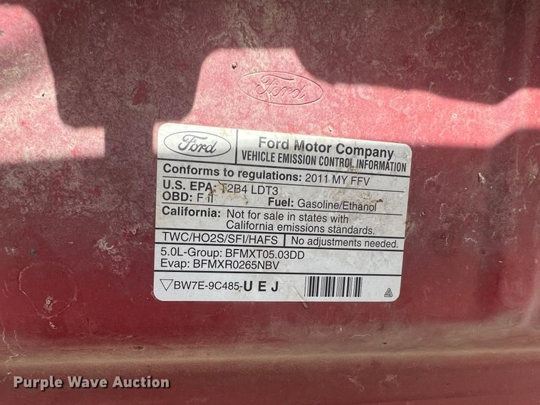 image for item MM9102 2011 Ford F150 XL  SuperCab pickup truck