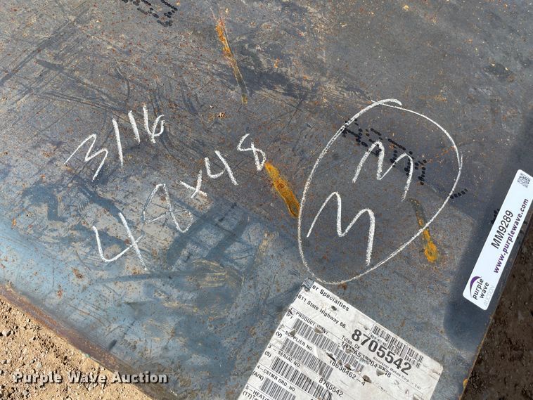 image for item MM9289 (33) steel plates