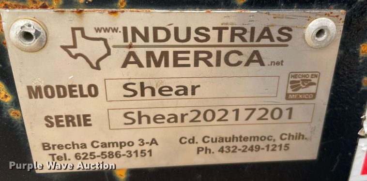 image for item MM9299 Industrias America  skid steer tree shear
