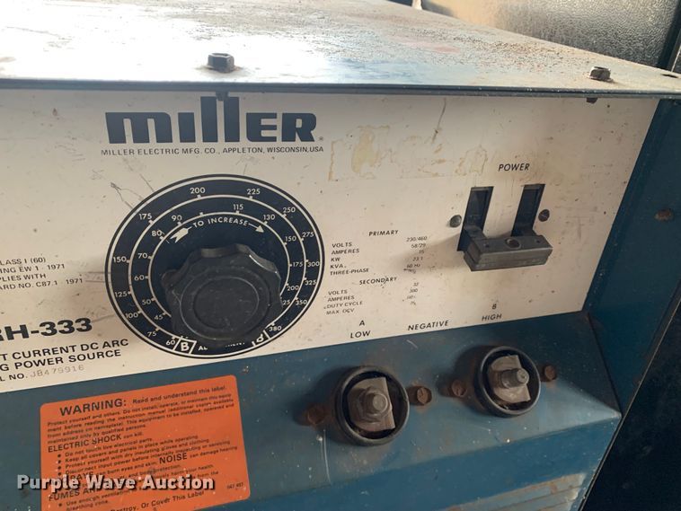 image for item MM9712 Miller SRH-333  welder
