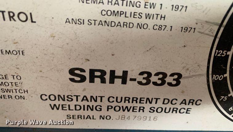 image for item MM9712 Miller SRH-333  welder