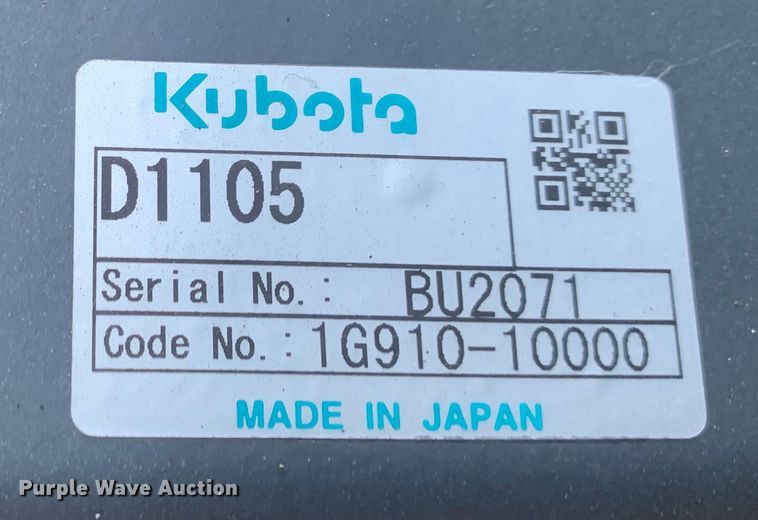 image for item MM9720 2011 Kubota RTV1100  utility vehicle