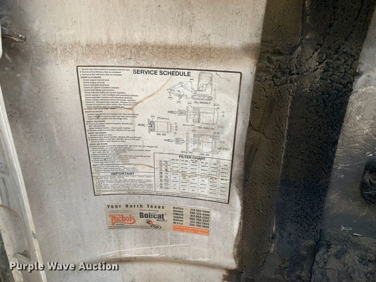 image for item MM9740 2004 Bobcat 325G  mini excavator