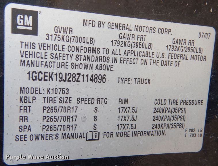 image for item MP9057 2008 Chevrolet Silverado 1500  Ext. Cab pickup truck