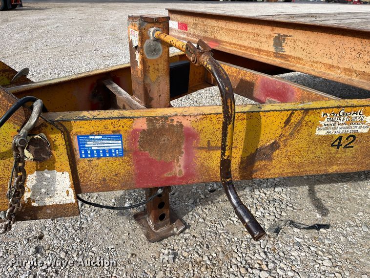 image for item MW9493 2001 Kiefer  equipment trailer