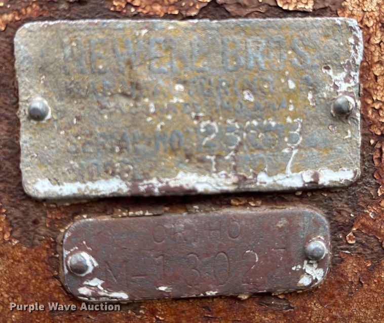 image for item MW9505 Dry fertilizer spreader trailer frame