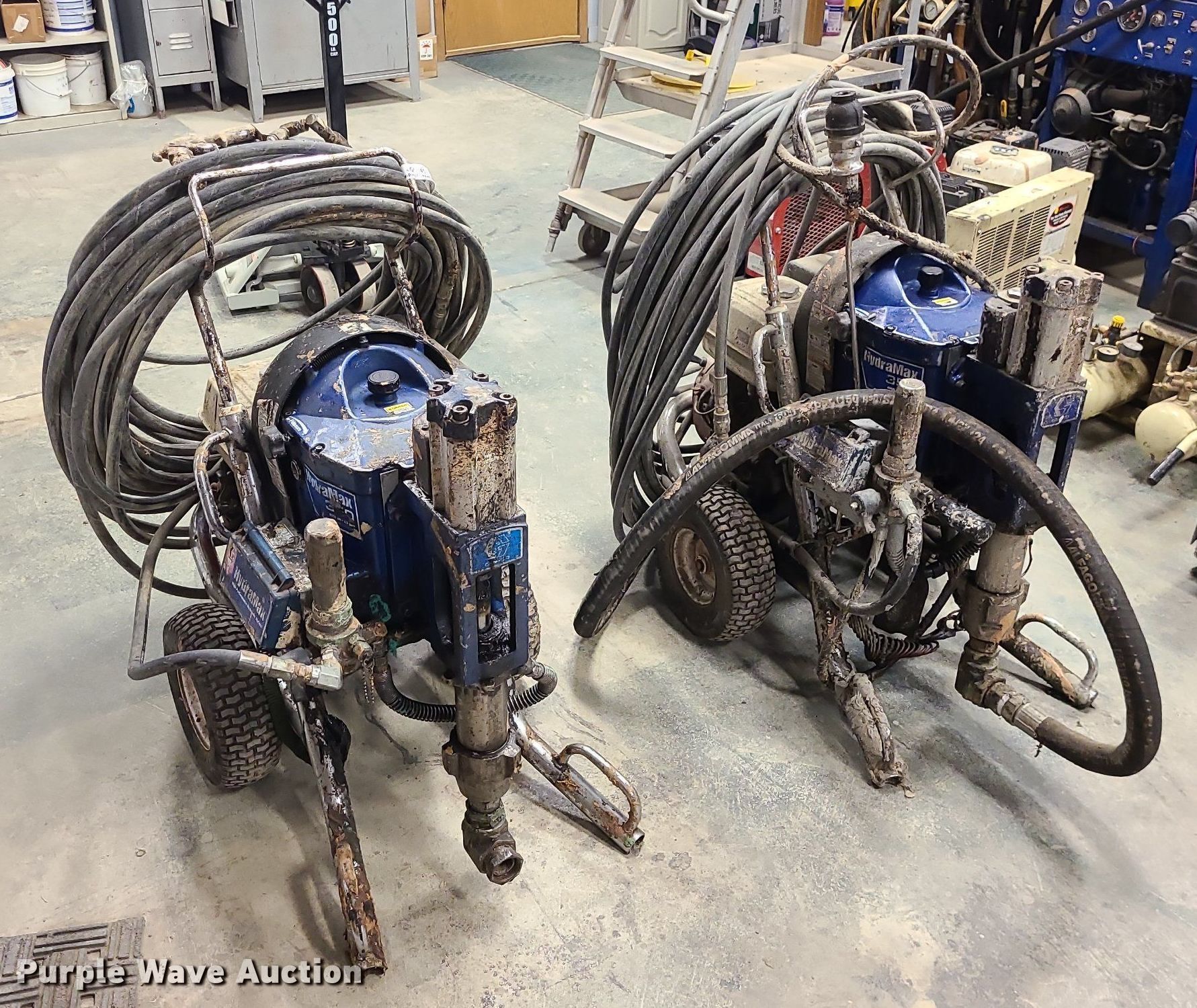 (2) Graco HydraMax 350 paint sprayers in Grandview, MO Item JG9445