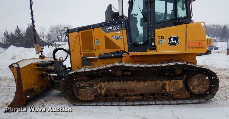 image for item AF9273 2014 John Deere 750K LGP  dozer