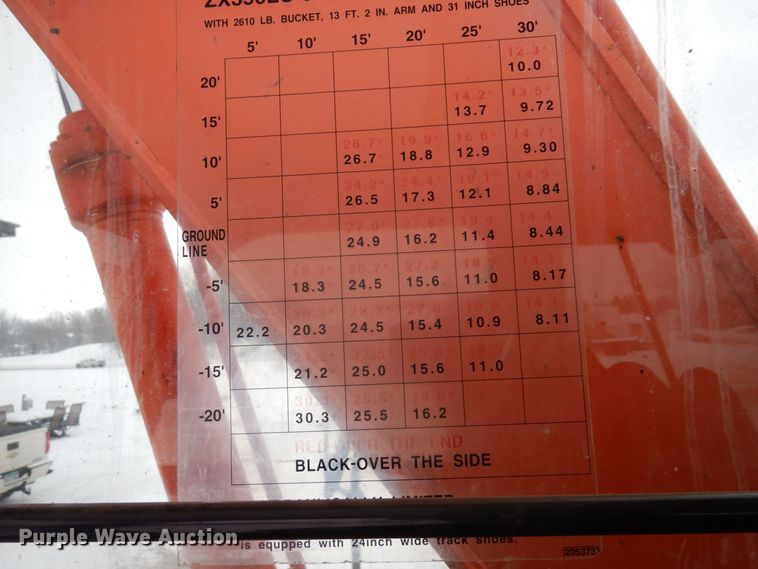 image for item AF9275 2006 Hitachi ZX350LC-3  excavator