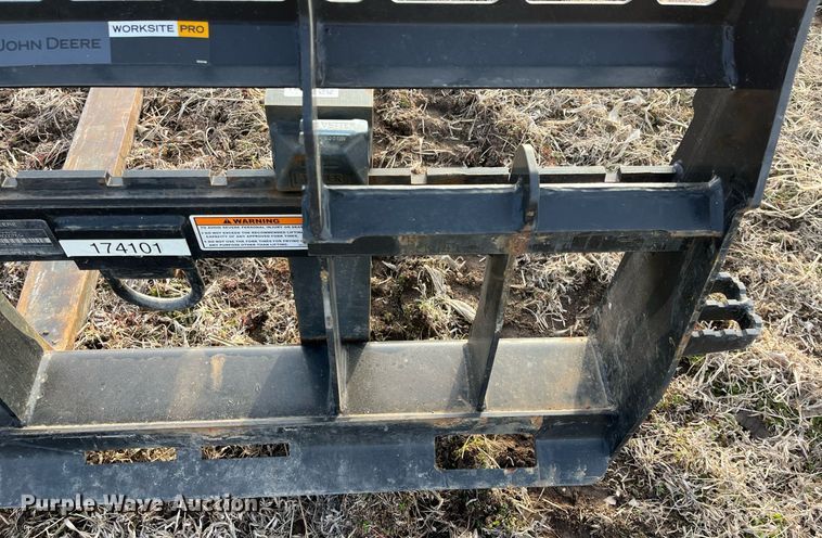 image for item DG5422 John Deere  48" L skid steer forks