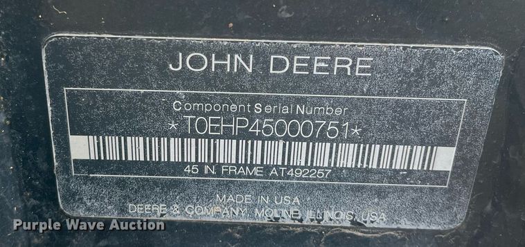 image for item DG5422 John Deere  48" L skid steer forks