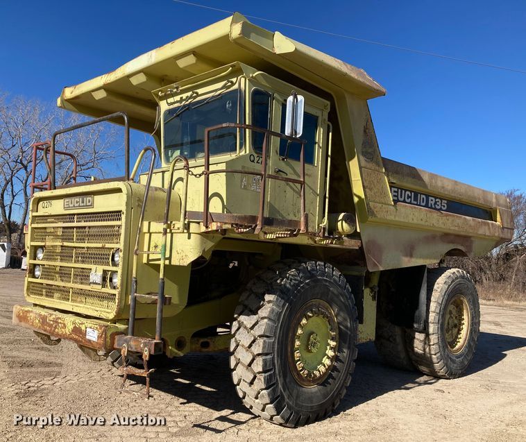 image for item DJ6155 1992 Euclid R35  haul truck