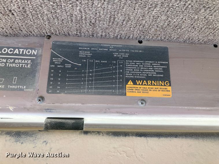 image for item DJ6158 1995 Euclid R35  haul truck