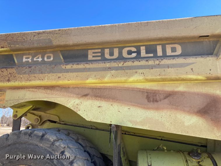 image for item DJ6159 1997 Euclid R40  haul truck