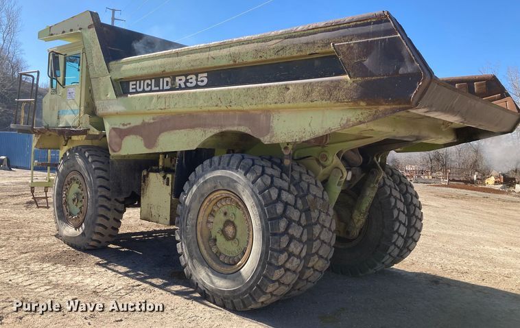 image for item DJ6160 1992 Euclid R35  haul truck
