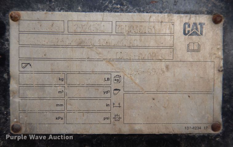 image for item DK5144 2007 Caterpillar TL943  telehandler