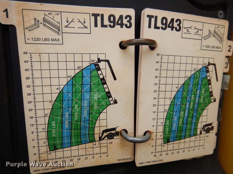 image for item DK5144 2007 Caterpillar TL943  telehandler