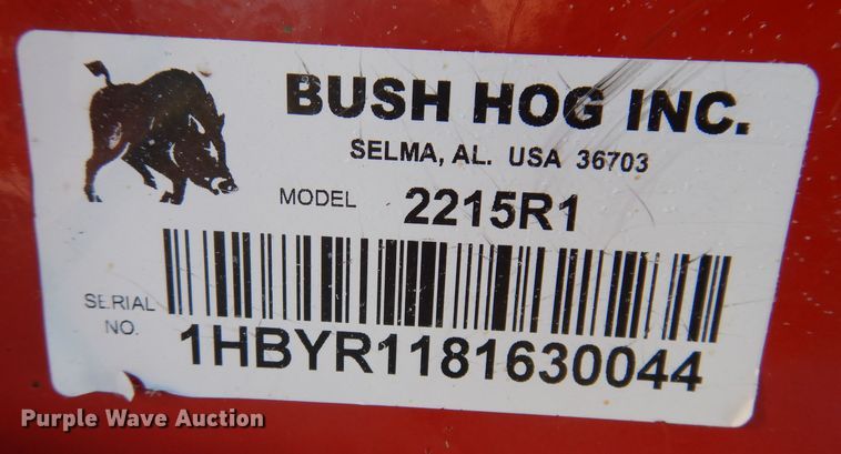 image for item DK5149 Bush Hog 2215  batwing rotary mower