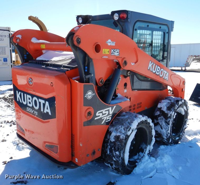 image for item DK5150 2019 Kubota SSV75  skid steer loader