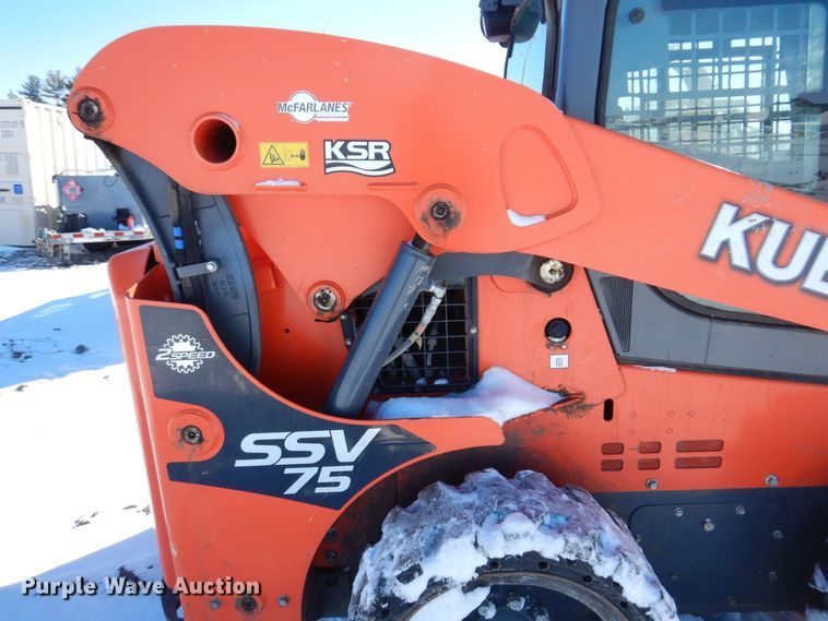 image for item DK5150 2019 Kubota SSV75  skid steer loader