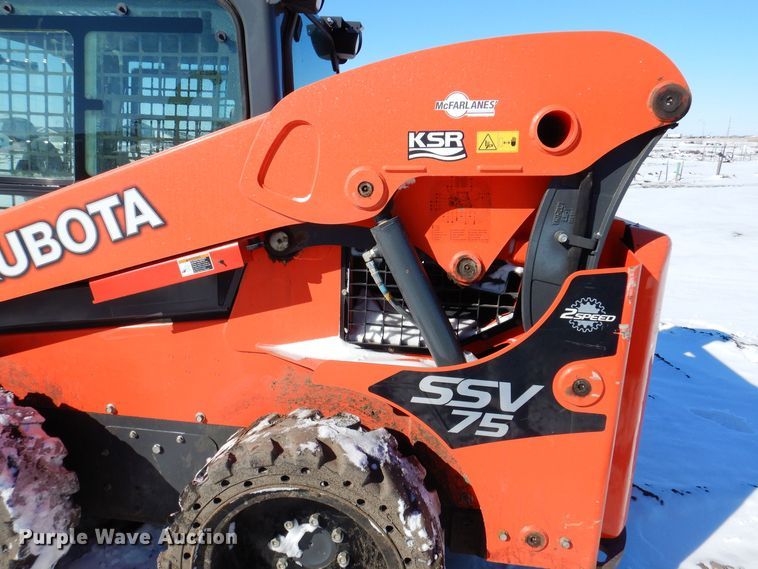 image for item DK5150 2019 Kubota SSV75  skid steer loader