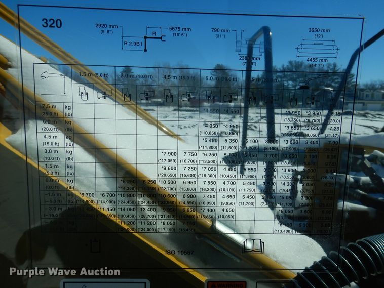 image for item DK5151 2019 Caterpillar 320  excavator