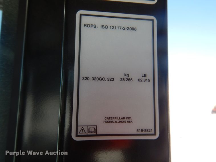 image for item DK5151 2019 Caterpillar 320  excavator