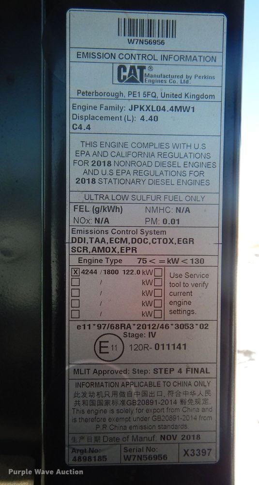 image for item DK5151 2019 Caterpillar 320  excavator