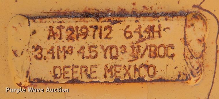 image for item DN6278 2002 John Deere 644H  wheel loader