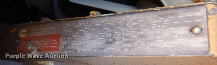 image for item DN6282 1998 Vermeer V8550  trencher