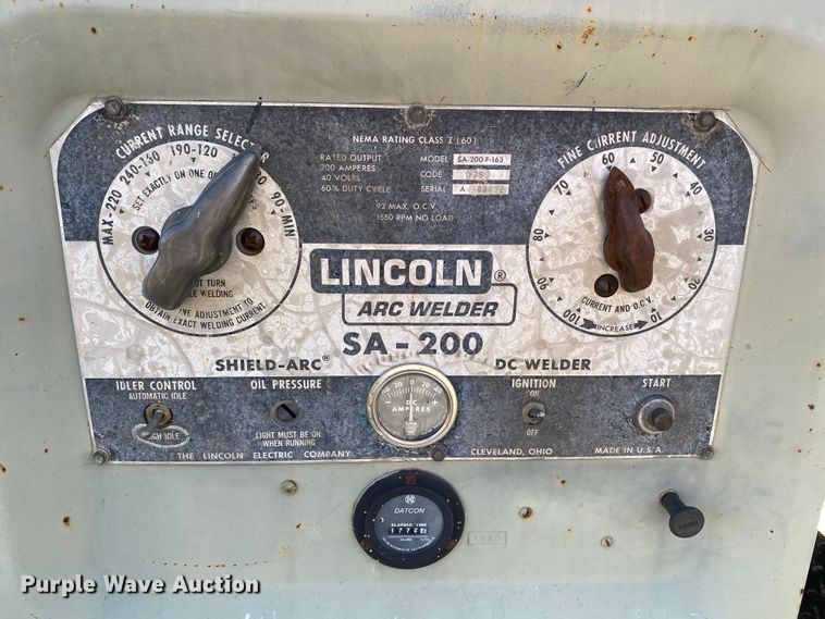 image for item DN8182 Lincoln SA-200  welder