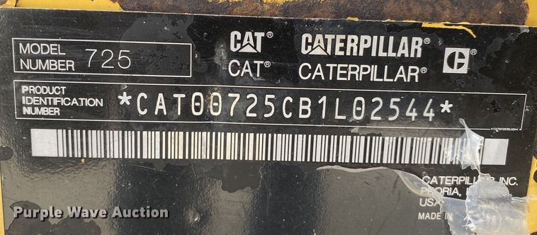 image for item DN8188 2011 Caterpillar 725  haul truck