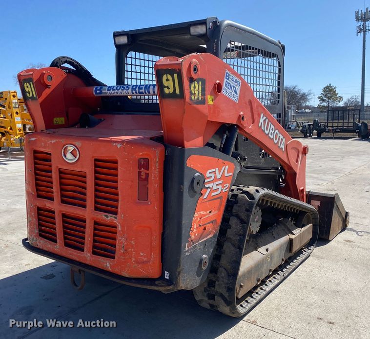 image for item DN8192 Kubota SVL75  tracked skid steer loader